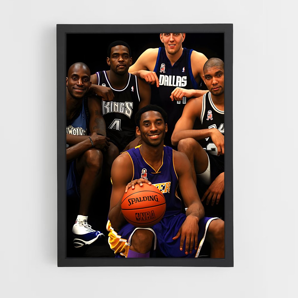 Poster Lakers Locker Room – affiche Basketball (vue 2)
